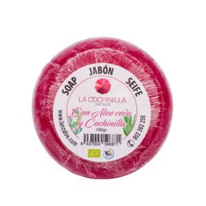 Jabón de Aloe vera y Cochinilla